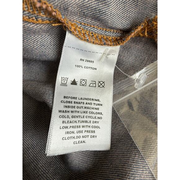 NWT - Pendleton Women's Chambray Pearl Snap-Front Shirt Dress Denim Size Medium - Picture 5 of 10